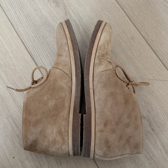 Jenni Kayne Suede Leather Desert Chukka Lace Up Ankle Booties Boots Shoes - Picture 9 of 10